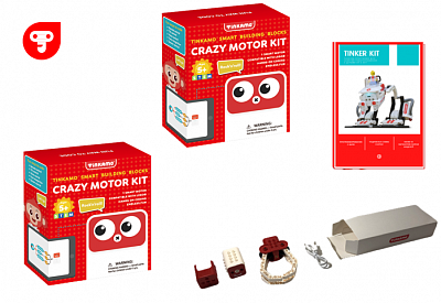 Образовательный набор Tinkamo Crazy Motor Kit (Базовый)